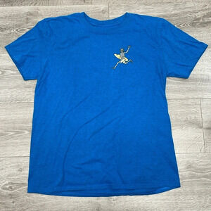 Call Your Mother Good Vibes Short Sleeve Tee Shirt Skeleton Surfboard L